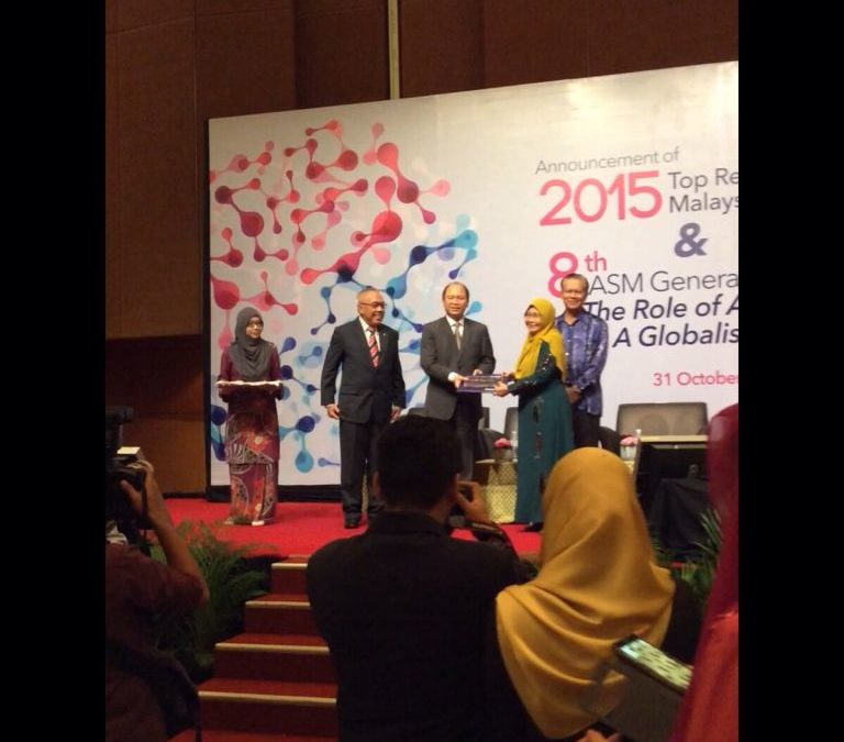 Prof Ani Idris Recognized As One of Malaysia’s Top Research Scientist By Academy of Sciences Malaysia